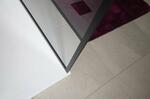 Sprchová stěna Walk-in 140 cm černá/transparent – Gelco Cure black CB140
