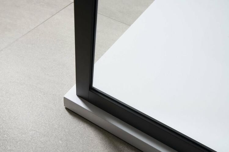Sprchová stěna Walk-in 140 cm černá/transparent – Gelco Cure black CB140