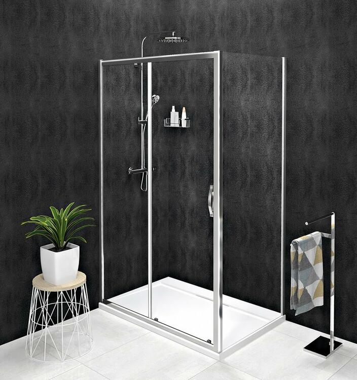 Sprchové dveře 120 cm chrom/transparent – Gelco Sigma simply GS1112