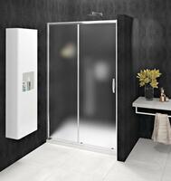 SIGMA SIMPLY sprchové dveře posuvné 1000 mm, sklo Brick | Více - 