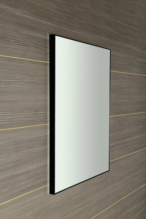 AROWANA zrcadlo v rámu 500x800mm, černá mat