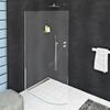 Sprchová stěna Walk-in 110 cm chrom/transparent – Polysan Modular shower MS1-120-C