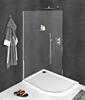 Sprchová stěna Walk-in 110 cm chrom/transparent – Polysan Modular shower MS1-120-C
