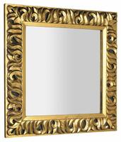 ZEEGRAS zrcadlo ve vyřezávaném rámu 90x90cm, zlatá | Více - 