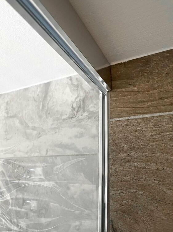 ARCHITEX LINE sada pro uchycení skla, podlaha-stěna-strop, max. š. 1200mm, leštěný hliník