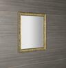 BERGARA zrcadlo v dřevěném rámu 742x942mm, zlatá