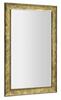 BERGARA zrcadlo v dřevěném rámu 64,2x104,2cm, zlatá
