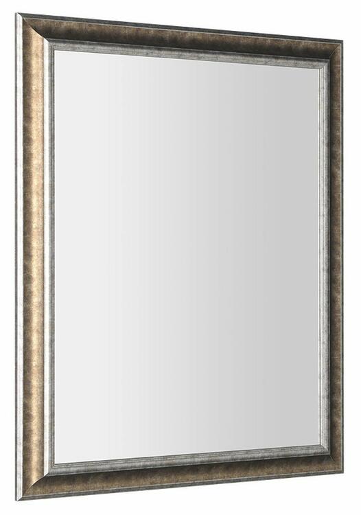 AMBIENTE zrcadlo v dřevěném rámu 720x920mm, bronzová patina