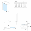 Sprchové dveře 150 cm chrom/transparent – Polysan Altis line AL4215C
