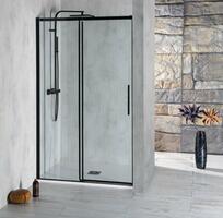 ALTIS LINE BLACK posuvné dveře 1270-1310mm, výška 2000mm, čiré sklo | Více - 