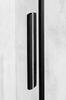ALTIS LINE BLACK posuvné dveře 1470-1510mm, výška 2000mm, čiré sklo