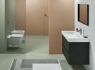 NUBES závěsná WC mísa, Swirlflush, 35x55cm, bílá ExtraGlaze