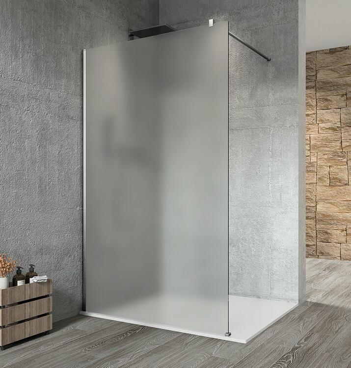 Sprchová stěna Walk-in 100 cm chrom/matné sklo – Gelco Vario chrome GX1410GX1010
