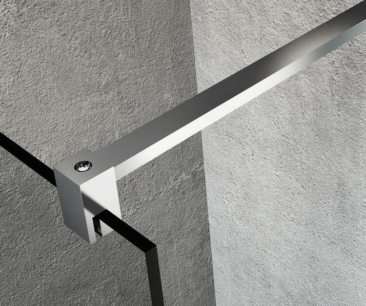 Sprchová stěna Walk-in 100 cm chrom/matné sklo – Gelco Vario chrome GX1410GX1010