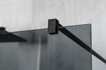 Sprchová stěna Walk-in 110 cm černá/kouřové sklo – Gelco Vario black GX1311GX1014