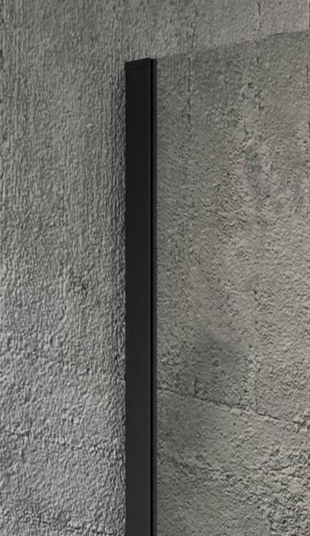 Sprchová stěna Walk-in 90 cm černá/matné sklo – Gelco Vario black GX1490GX1014