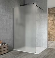 VARIO BLACK jednodílná sprchová zástěna k instalaci ke stěně, matné sklo, 900 mm | Více - 