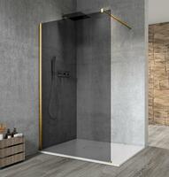 Sprchová stěna Walk-in 70 cm zlatá/kouřové sklo – Gelco Vario gold GX1370GX1016 | Více - 