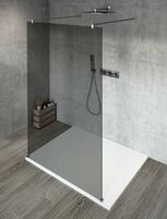 Sprchová stěna Walk-in 100 cm chrom/kouřové sklo – Gelco Vario chrome GX1310GX2210 | Více -