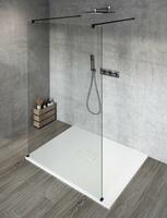Sprchová stěna Walk-in 100 cm černá/transparent – Gelco Vario black GX1210GX2214 | Více -