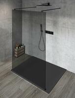 Sprchová stěna Walk-in 70 cm černá/kouřové sklo – Gelco Vario black GX1370GX2214 | Více - 