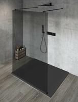 Sprchová stěna Walk-in 140 cm černá/kouřové sklo – Gelco Vario black GX1314GX2214 | Více -