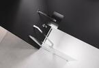 Sprchová stěna Walk-in posuvná 140 cm chrom/transparent – Polysan Modular shower MS5-140