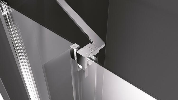 Sprchová stěna Walk-in posuvná 140 cm chrom/transparent – Polysan Modular shower MS5-140