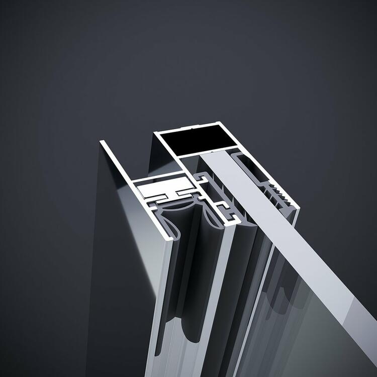 Sprchové dveře 130 cm chrom/transparent – Polysan Rolls RL1315