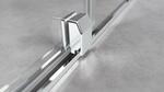 Sprchové dveře 130 cm chrom/transparent – Polysan Rolls RL1315
