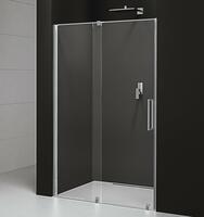 Sprchové dveře 140 cm chrom/transparent – Polysan Rolls RL1415 | Více -
