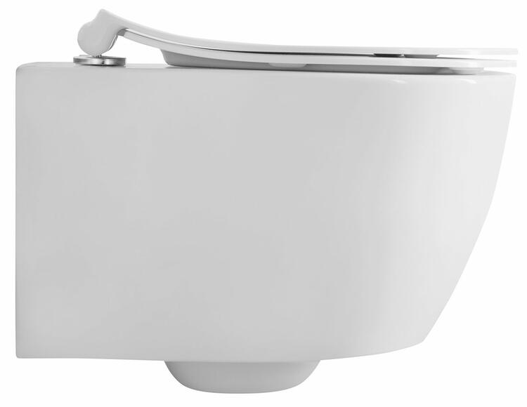 SENTIMENTI závěsná WC mísa, Rimless, 36x51cm, bílá