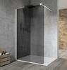 Sprchová stěna Walk-in 90 cm bílá/kouřové sklo – Gelco Vario white GX1390GX1015