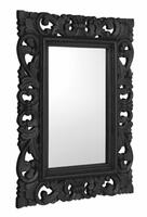 SAMBLUNG zrcadlo ve vyřezávaném rámu 60x80cm, černá | Více - 
