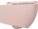 INFINITY závěsná WC mísa, Rimless, 36,5x53cm, růžová Salmon