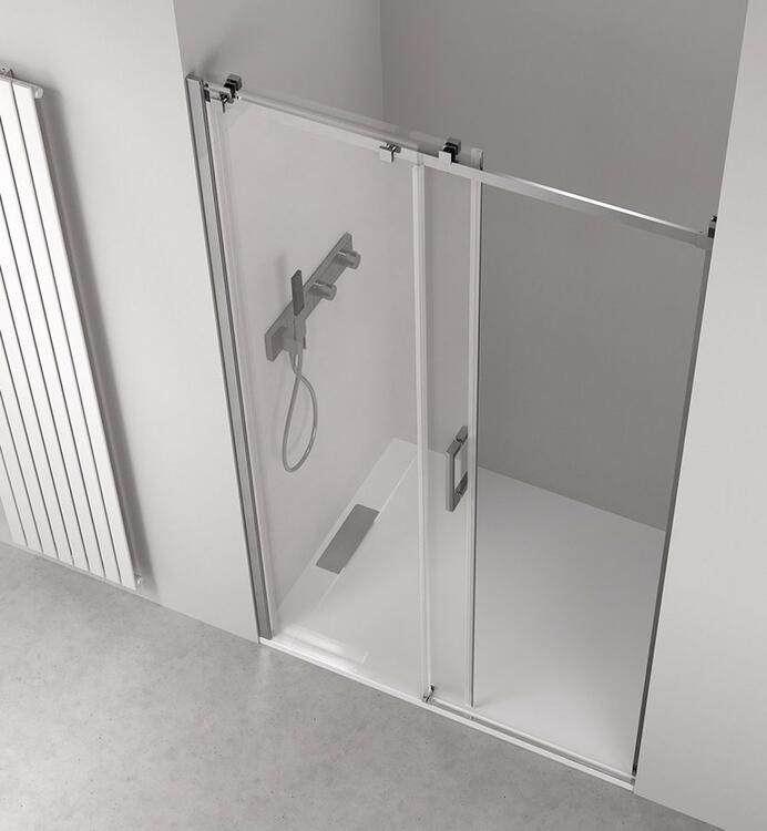 Sprchové dveře 100 cm chrom/transparent – Polysan Thron square TL5010-5002