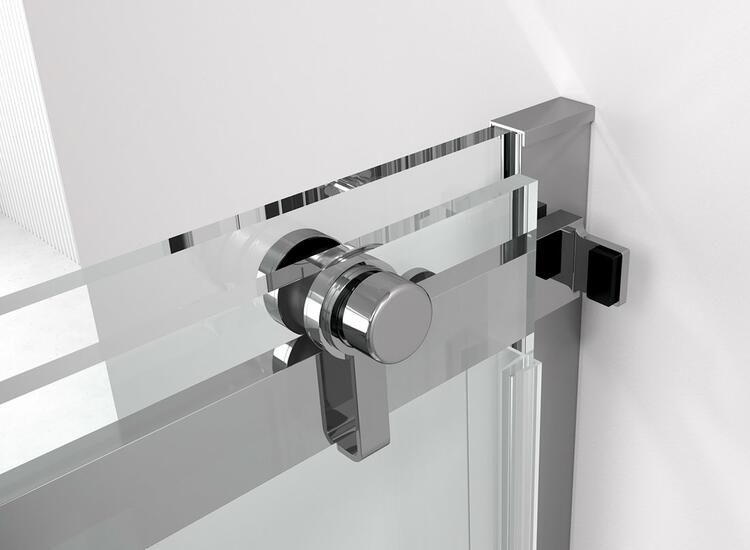 Sprchové dveře 130 cm chrom/transparent – Polysan Thron round TL5013-5005