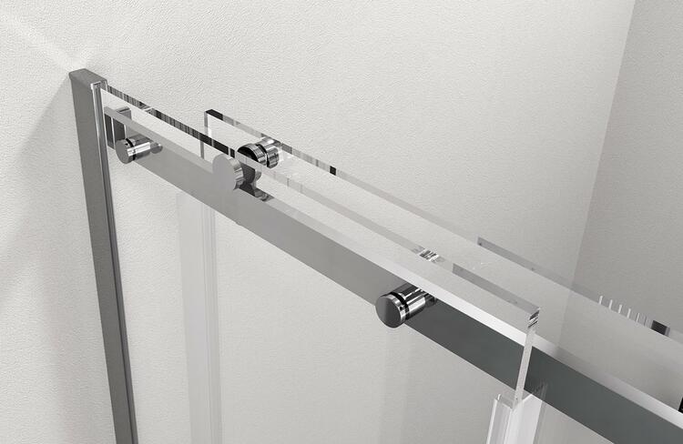 THRON LINE ROUND sprchové dveře 1400 mm, kulaté pojezdy, čiré sklo