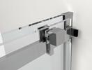 Sprchové dveře 140 cm chrom/transparent – Polysan Thron square TL5014-5002
