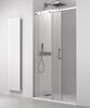 THRON LINE SQUARE sprchové dveře 1400 mm, hranaté pojezdy, čiré sklo