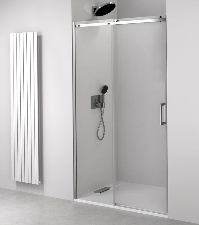 Sprchové dveře 150 cm chrom/transparent – Polysan Thron round TL5015-5005