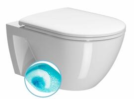 PURA ECO závěsná WC mísa, Swirlflush, 36x55cm, bílá ExtraGlaze | Více - 