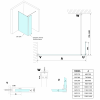 Přídavný panel 35 cm černá/transparent – Gelco Vario black GX3514