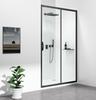 Sprchové dveře 110 cm černá/transparent – Gelco Sigma simply black GS1111B