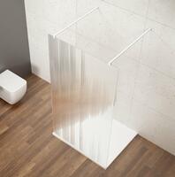 Sprchová stěna Walk-in 100 cm bílá/sklo nordic – Gelco Vario white GX1510-03 | Více - 