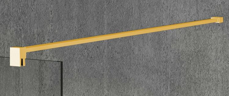 Sprchová stěna Walk-in 80 cm zlatá/sklo nordic – Gelco Vario gold GX1580-04
