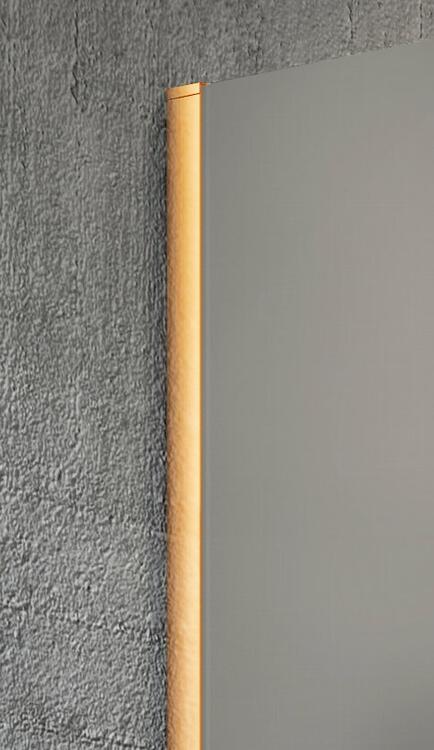 Sprchová stěna Walk-in 110 cm zlatá/sklo nordic – Gelco Vario gold GX1511-08