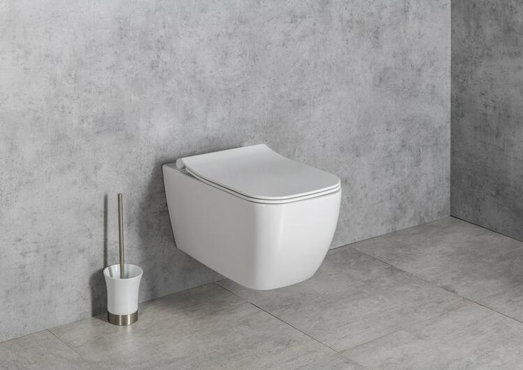 Závěsná WC mísa rimless bílá – Isvea Vea 10VA02001
