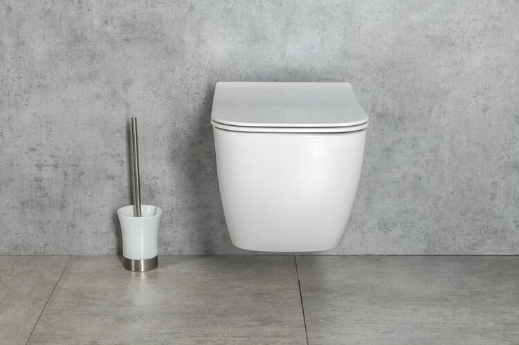Závěsná WC mísa rimless bílá – Isvea Vea 10VA02001