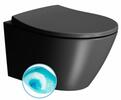 Závěsná WC mísa swirlflush černá mat – GSI Modo 981626